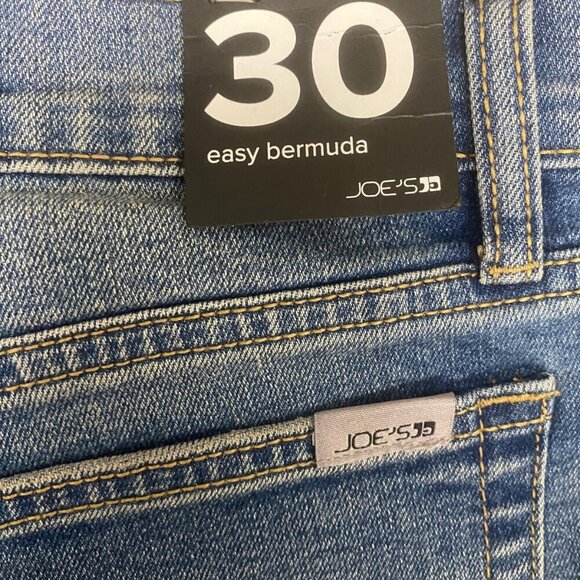 Joe’s Jeans Easy Bermuda Denim Shorts Women’s Size 30 – Classic Mid-Wash - Picture 9 of 10